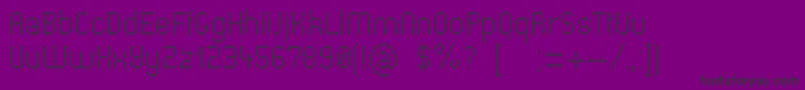 Pharmacare Font – Black Fonts on Purple Background