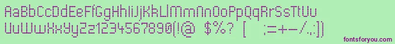 fuente Pharmacare – Fuentes Moradas Sobre Fondo Verde
