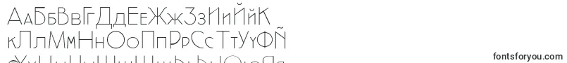 Шрифт CocottealternateExtlightTrial – болгарские шрифты