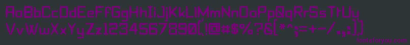 Pilltalk Font – Purple Fonts on Black Background