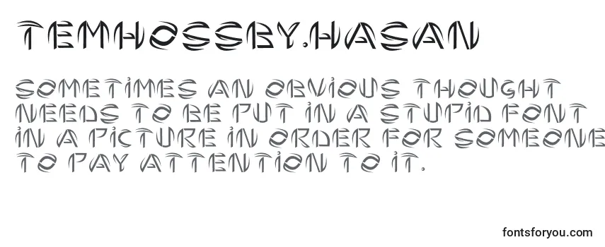 TemhossBy.Hasan Font