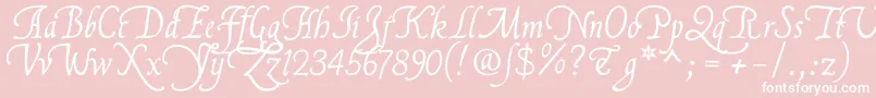 Flllna2u Font – White Fonts on Pink Background