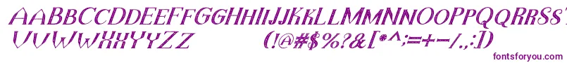 TheDarkTitanVintageItalic Font – Purple Fonts