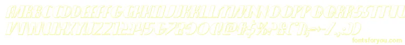 Nathanbrazil3Dital Font – Yellow Fonts