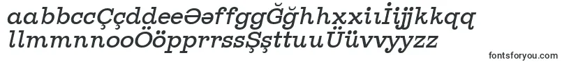 GhostlightLightitalic Font – Azerbaijani Fonts