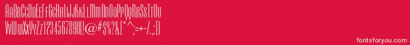 fuente Camertonfc – Fuentes Rosadas Sobre Fondo Rojo