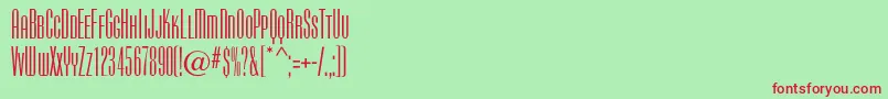 fuente Camertonfc – Fuentes Rojas Sobre Fondo Verde