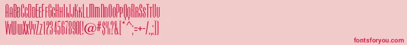 Camertonfc-Schriftart – Rote Schriften auf rosa Hintergrund