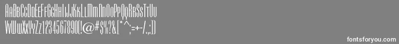 Camertonfc Font – White Fonts on Gray Background