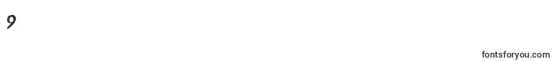 Jancieni Font – Fonts for Digit 9