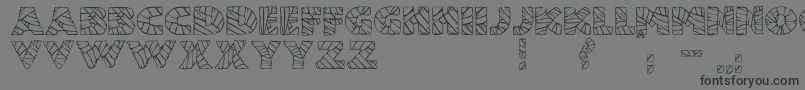 JmhMummy Font – Black Fonts on Gray Background