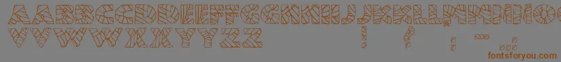 JmhMummy Font – Brown Fonts on Gray Background
