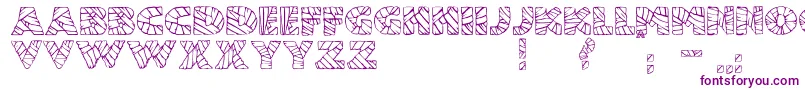 JmhMummy Font – Purple Fonts on White Background