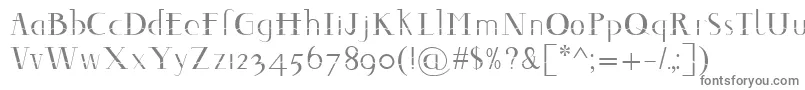 Шрифт Decomontype – серые шрифты