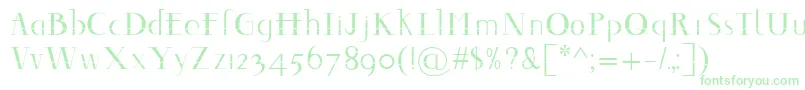 Decomontype Font – Green Fonts on White Background