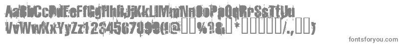 Strokeyb-Schriftart – Graue Schriften