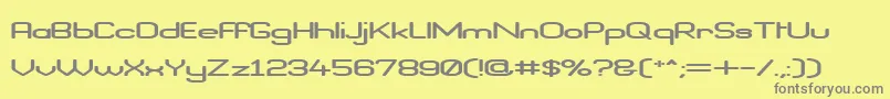 More about Bnefg98 Font Bnefg98 Font – Gray Fonts on Yellow Background