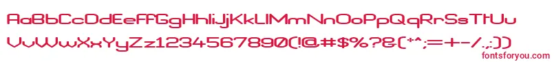 Bnefg98 Font – Red Fonts on White Background