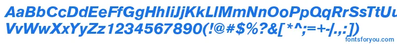 Fonte AnconaBolditalic – fontes azuis