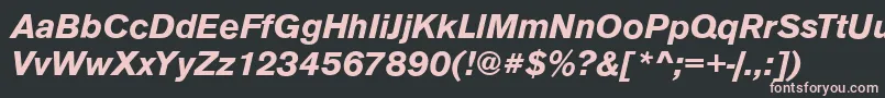 fuente AnconaBolditalic – Fuentes Rosadas Sobre Fondo Negro