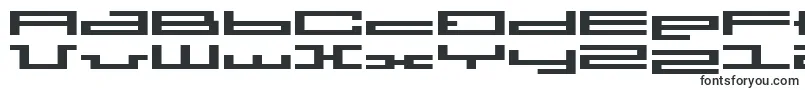 BmPressA7-Schriftart – Block-Schriften