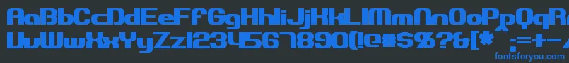En savoir plus sur la police ExplorienBold Police ExplorienBold – polices bleues sur fond noir