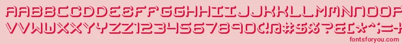 MishmashFuseBrk Font – Red Fonts on Pink Background