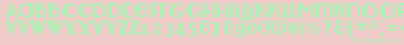 Lisätietoja Lemondrop-fontista Lemondrop-fontti – vihreät fontit vaaleanpunaisella taustalla