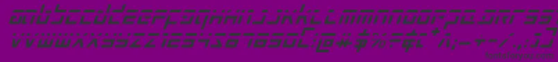 Prokofievphi Font – Black Fonts on Purple Background