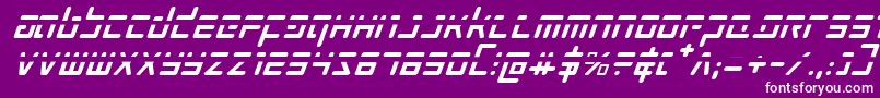 Prokofievphi Font – White Fonts on Purple Background