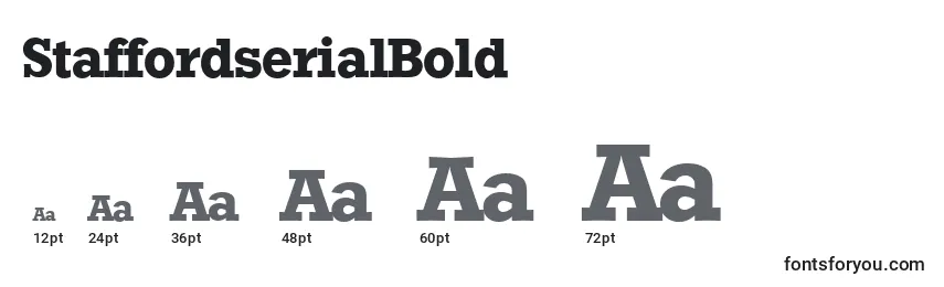 StaffordserialBold Font Sizes