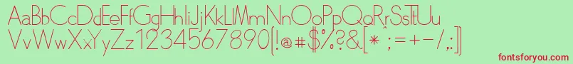 Skarpalt Font – Red Fonts on Green Background