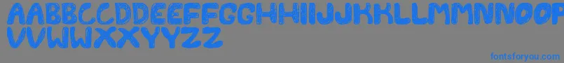 FontesdaTfb Font – Blue Fonts on Gray Background