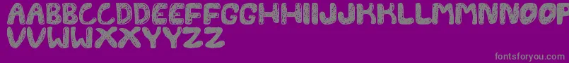 fuente FontesdaTfb – Fuentes Grises Sobre Fondo Morado