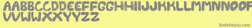 Saiba mais sobre a fonte FontesdaTfb Fonte FontesdaTfb – fontes cinzas em um fundo amarelo