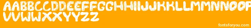 フォントFontesdaTfb – オレンジの背景に白い文字