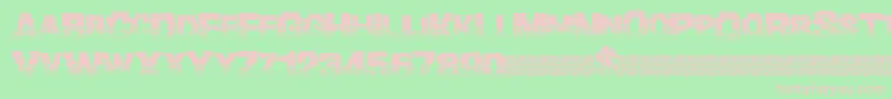 Binarywaters Font – Pink Fonts on Green Background