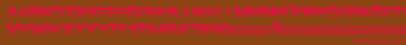 Binarywaters Font – Red Fonts on Brown Background