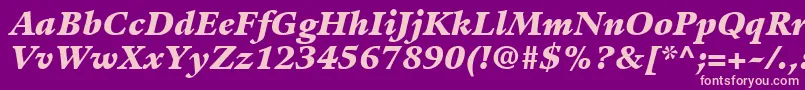 fuente GuardiLt96BlackItalic – Fuentes Rosadas Sobre Fondo Morado