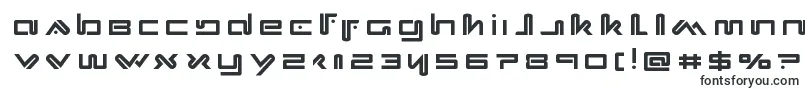 Шрифт Xephyrtitle – объёмные шрифты
