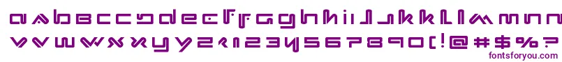 Xephyrtitle Font – Purple Fonts on White Background