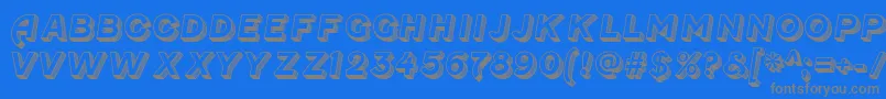 FenwickoldenRegular Font – Gray Fonts on Blue Background