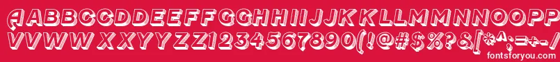 FenwickoldenRegular Font – White Fonts on Red Background