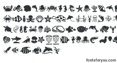 SeaLife font – Fonts Icons