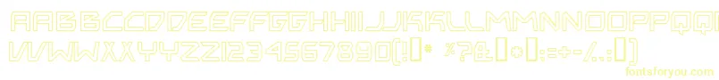 BitingMyNailsOutline Font – Yellow Fonts