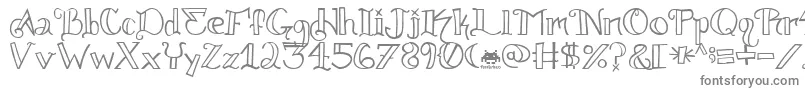 Knuckle.Tatz.Fontvir.Us Font – Gray Fonts on White Background