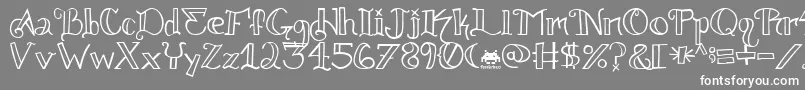 Knuckle.Tatz.Fontvir.Us Font – White Fonts on Gray Background