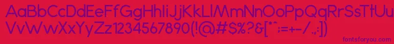 Anke Font – Purple Fonts on Red Background