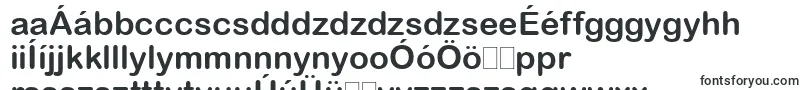 Шрифт ArialRoundedMtBold – венгерские шрифты