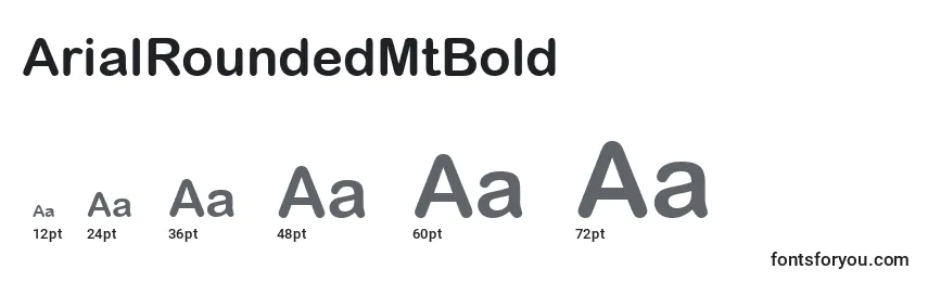 ArialRoundedMtBold Font Sizes